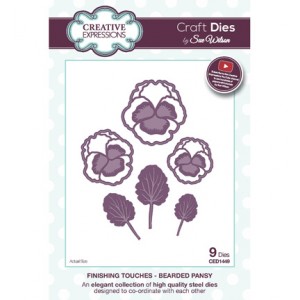 Creative Expressions CED1449 - Bearded Pansy