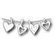 Poppystamps 1371 - Clothesline Hearts