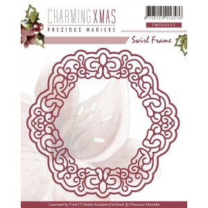 Find It Trading PM10033 - Precious Marieke Charming Xmas - Swirl Frame