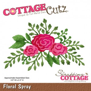 Cottage Cutz CC103 - Floral Spray