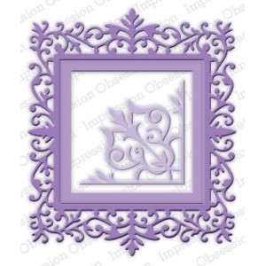 Impression Obsession DIE390-ZZ - Ornate Square Frame