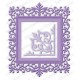 Impression Obsession DIE390-ZZ - Ornate Square Frame