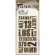 Tim Holtz Layered Stencil THS051 - Industrial