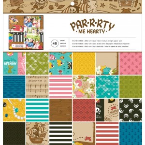 American Crafts 400773 12'x12' - Par-r-rty Me Hearty