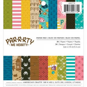 American Crafts 400774 6'x6' - Par-r-rty Me Hearty