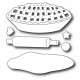 Frantic Stamper FRA-Die-09844 - Baking A Pie