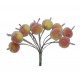 Scrapberry's HY040111 - Apples With Beads Red, 12pcs