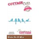 Cottage Cutz CCE409 - Birds On A Wire