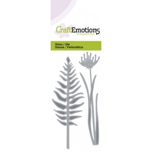 CraftEmotions 115633/0143 - Frond, Swan Flower 