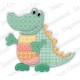 Impression Obsession DIE422-N - Patchwork Gator