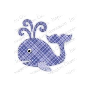 Impression Obsession DIE424-K - Patchwork Whale