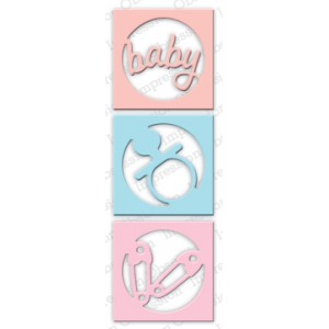 Impression Obsession DIE427-K - Circle Baby Cutout Set