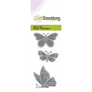 CraftEmotions 115633/0145 - Butterflies