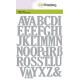 CraftEmotions 115633/0501 - Uppercase Alphabet