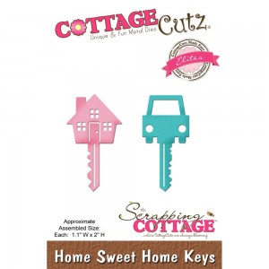 Cottage Cutz CCE421 - Home Sweet Home Keys