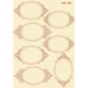 СЕТ125 / A5 - Комплект с елементи от бирен картон