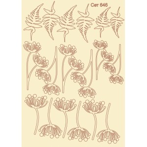 СЕТ646 / A5 - Комплект с елементи от бирен картон