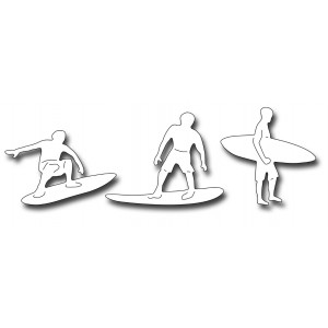 Frantic Stamper FRA-Die-09929 - Three Surfers