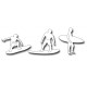 Frantic Stamper FRA-Die-09929 - Three Surfers