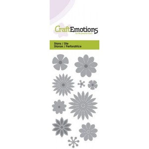 CraftEmotions 115633/0168 - Flower Mix 