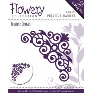 Find It Trading PM10075 - Precious Marieke Flowery - Swirl Corner