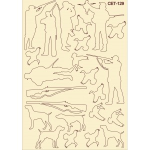 СЕТ129 / A5 - Комплект с елементи от бирен картон