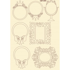 СЕТ670 / A5 - Комплект с елементи от бирен картон
