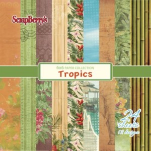 Scrapberry's SCB220609408X 6'x6' - Tropics