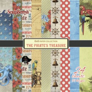 Scrapberry's SCB220609209X 6'x6' - The Pirate's Treasure