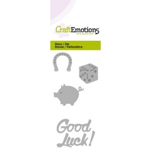 CraftEmotions 115633/0170 - Good Luck!