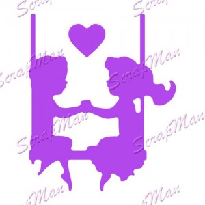 ScrapMan RL065 - Love Boy and Girl