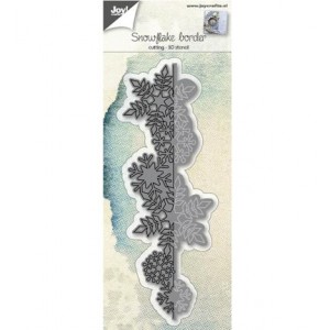 Joy crafts 6002/0690 - Snowflake Border