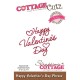 Cottage Cutz CCE468 - Happy Valentine's Day Phrase