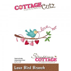 Cottage Cutz CC263 - Love Bird Branch
