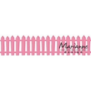 Marianne Design COL1423 - White Picked Fence