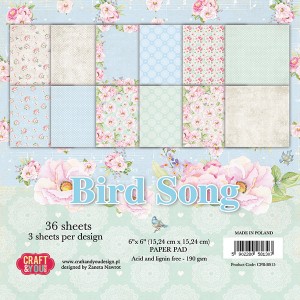 Craft and You CPB-BS15 6'x6' - Bird Song