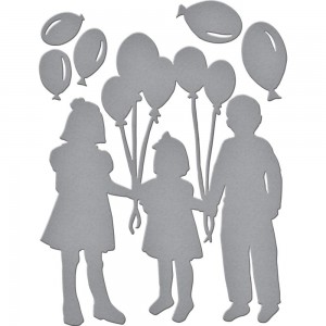 Spellbinders S4751 - Balloon Kids