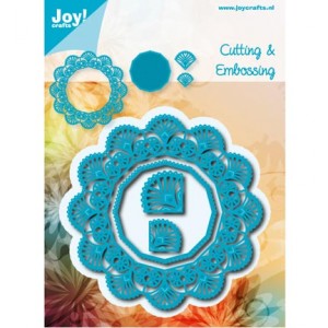 Joy crafts 6002/0783 - Floral Circle / Hexagon