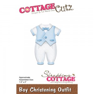Cottage Cutz CC297 - Boy Christening Outfit