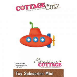 Cottage Cutz CC313 - Toy Submarine Mini