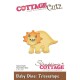 Cottage Cutz CC285 - Baby Dino Triceratops