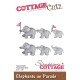 Cottage Cutz CC302 - Elephants On Parade
