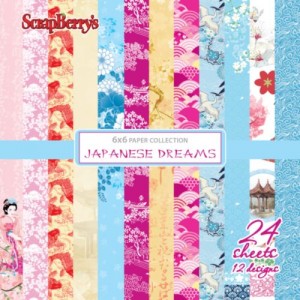 Scrapberry's SCB220610607X 6'x6' - Japanese Dreams