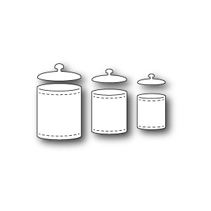 Poppystamps 1311 - Kitchen Jars