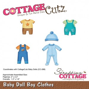 Cottage Cutz CC286 - Baby Doll Boy Clothes