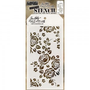 Tim Holtz Layered Stencil THS075 - Roses