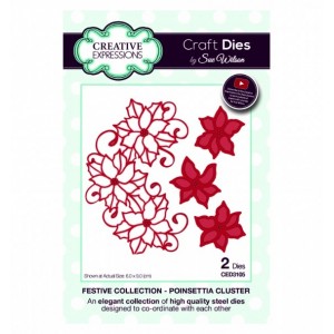 Creative Expressions CED3105 - Poinsettia Cluster