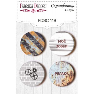 Fabrika Decoru FDSC-119 Flair Buttons - Set 119