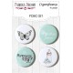 Fabrika Decoru FDSC-021 Flair Buttons - Set 021