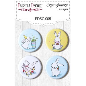 Fabrika Decoru FDSC-005 Flair Buttons - Set 005